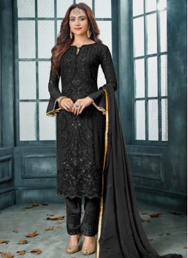 black dress pakistani salwar kameez