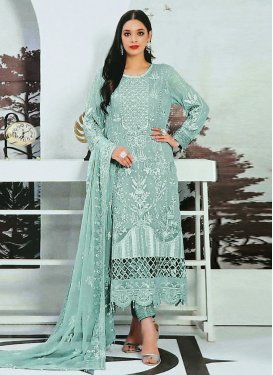 Embroidered Work Georgette Designer Pakistani Salwar Suit