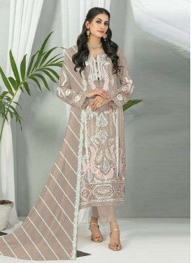 Embroidered Work Georgette Designer Pakistani Salwar Suit
