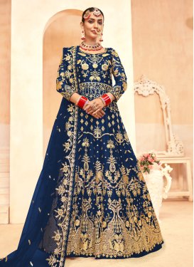 navy blue wedding dress indian Loving the navy blue with silver work