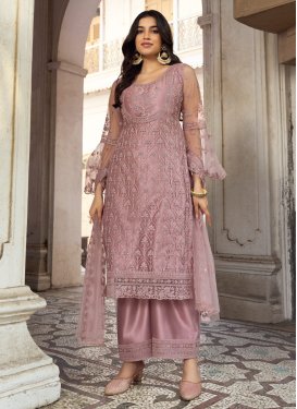 Embroidered Work  Palazzo Salwar Suit