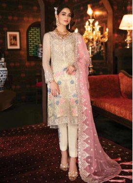 Embroidered Work Pant Style Classic Salwar Suit