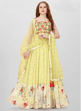 Embroidered Work Readymade Classic Gown