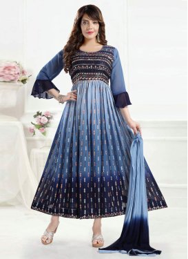 Embroidered Work  Readymade Designer Gown