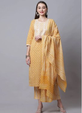 Embroidered Work Readymade Designer Salwar Suit