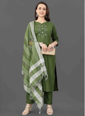 Embroidered Work Readymade Designer Salwar Suit