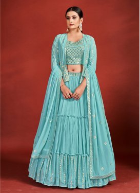 Embroidered Work Readymade Lehenga Choli