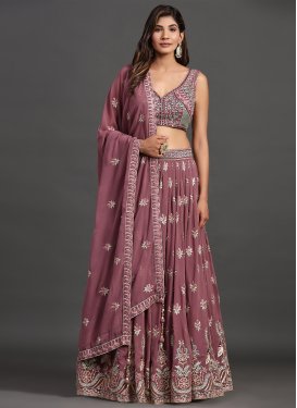 Embroidered Work Readymade Lehenga Choli