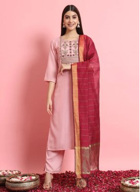 Embroidered Work Readymade Salwar Suit