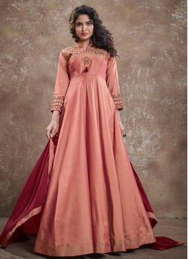 Embroidered Work Readymade Trendy Gown
