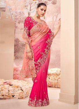 Trendy bridal sarees hotsell