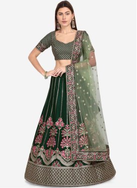 Embroidered Work Trendy Designer Lehenga Choli
