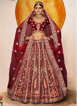 Embroidered Work Trendy Designer Lehenga Choli