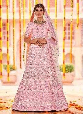 Embroidered Work Trendy Designer Lehenga Choli For Bridal