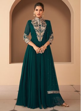 Embroidered Work Trendy Long Length Salwar Suit
