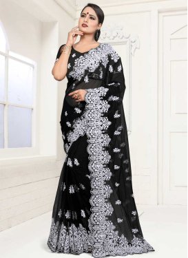 Embroidered Work Trendy Saree