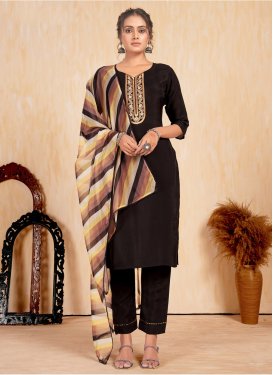 Embroidered Work Viscose Readymade Salwar Suit