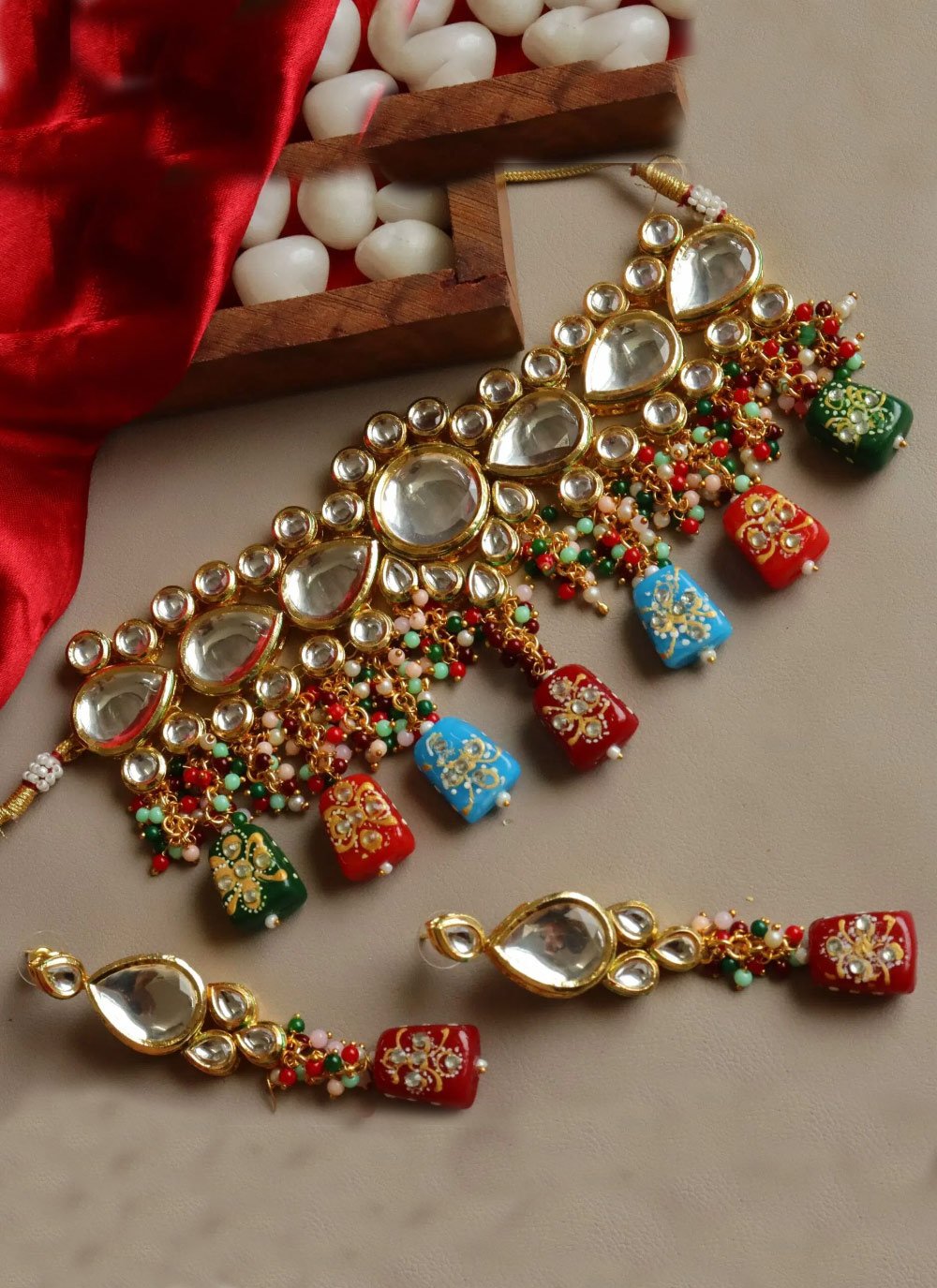Especial  Gold Rodium Polish Necklace Set
