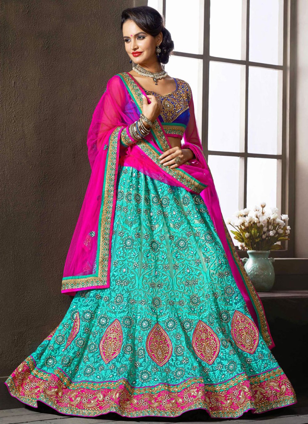 Lehenga Choli | Pink Lehenga | Lehenga Choli | Lehenga | Wedding Outfit |  Ethnic Wear | Indian Outfit | Shaadi | Blouse | Freeup