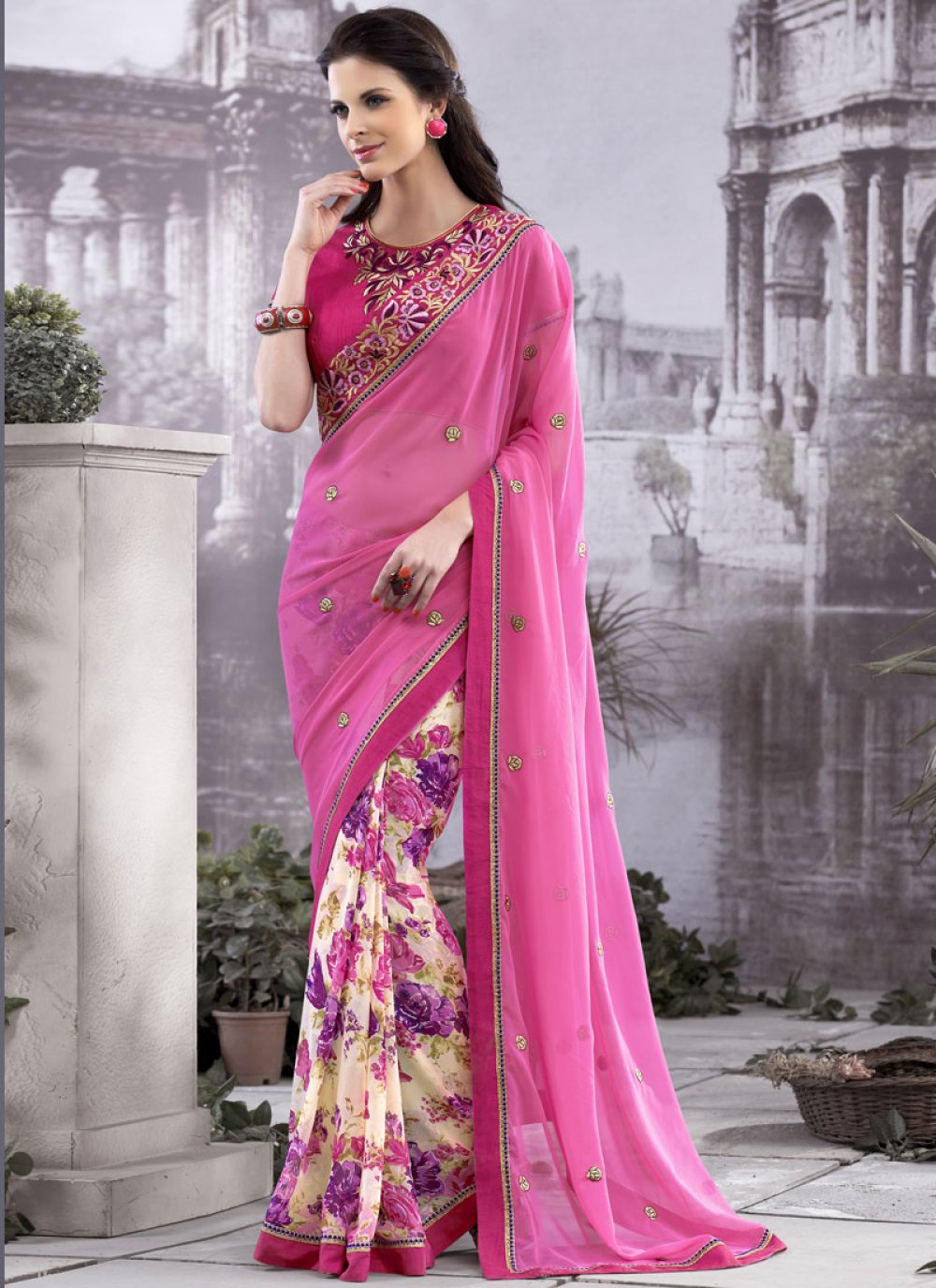 Ethnic party hot sale wear sarees