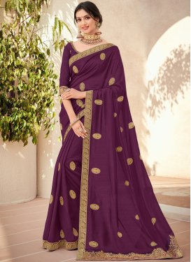 Fab Embroidered Trendy Saree