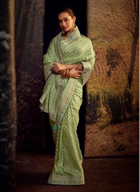 Fancy Fabric Designer Traditional Saree For Festival