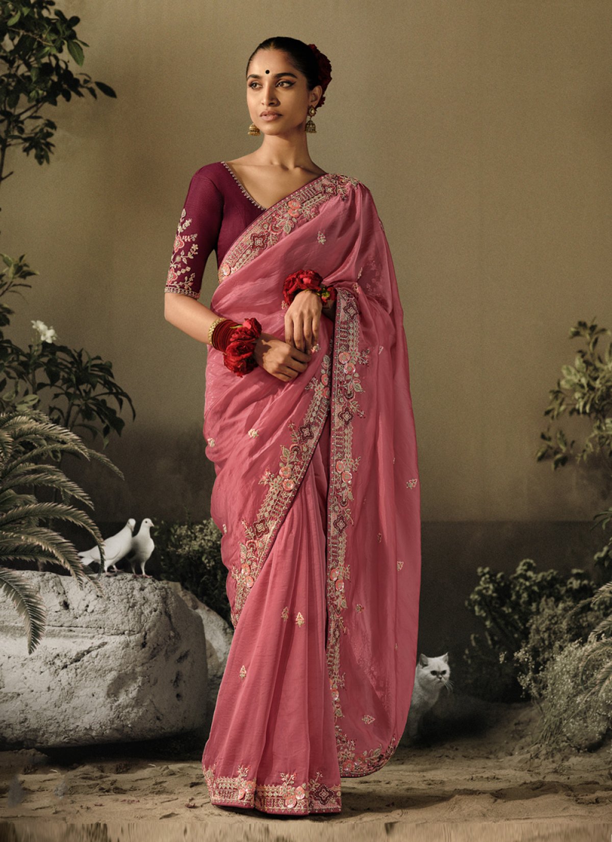 Saree fabric online on sale