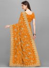 Embroidered Work Contemporary Style Saree For Ceremonial - 1