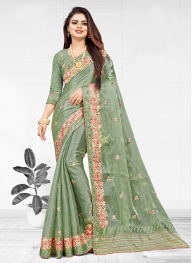 Faux Chiffon Traditional Designer Saree