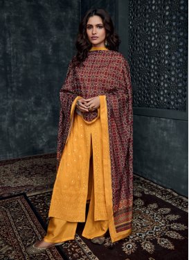 Faux Georgette Readymade Designer Salwar Suit
