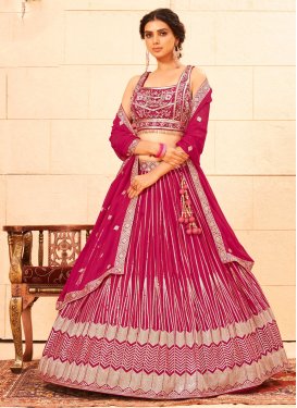 Faux Georgette Readymade Lehenga Choli