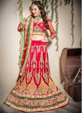 Fetching Net Wedding Designer Lehenga Choli