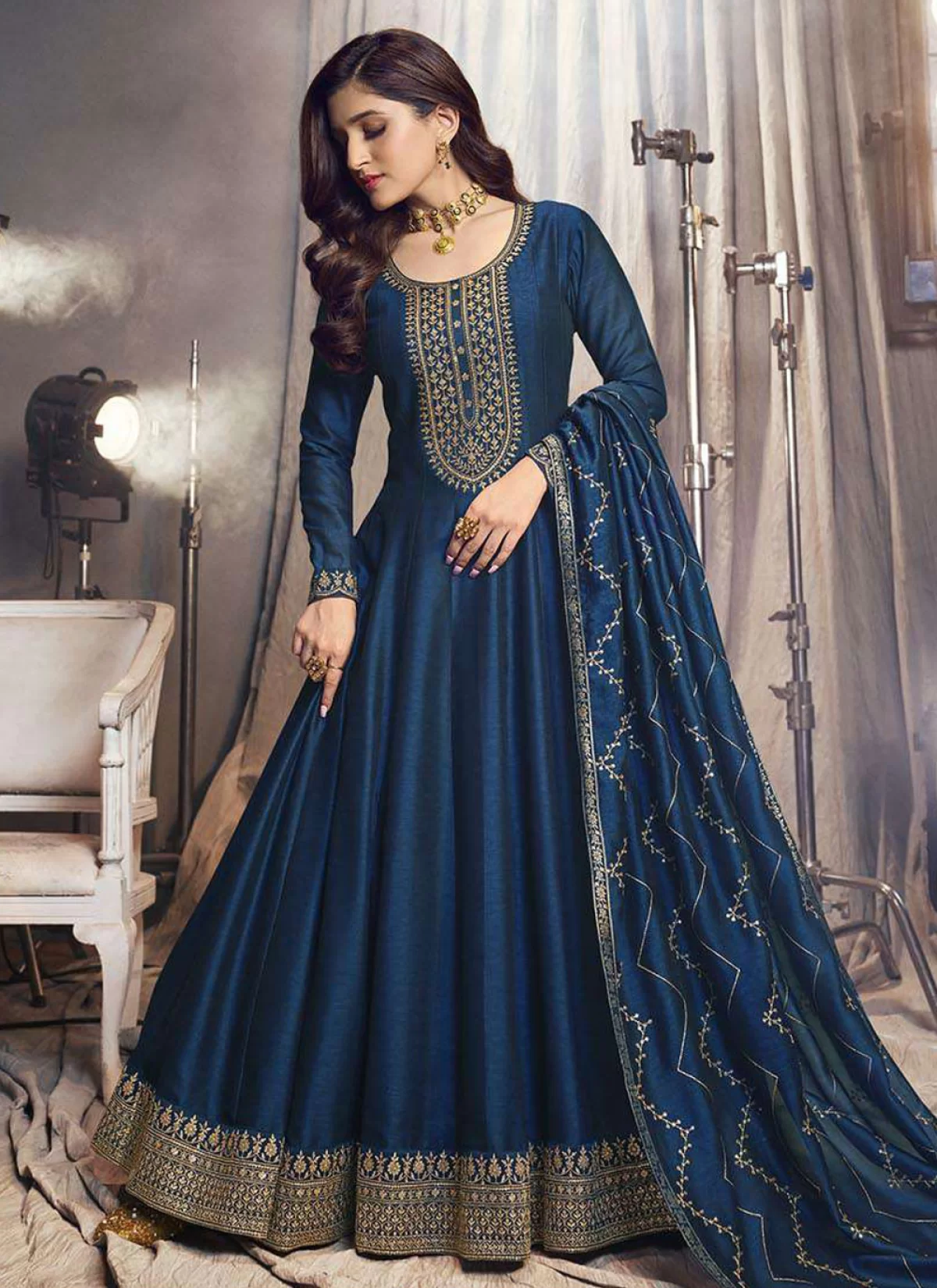 Fashion anarkali punjabi suit