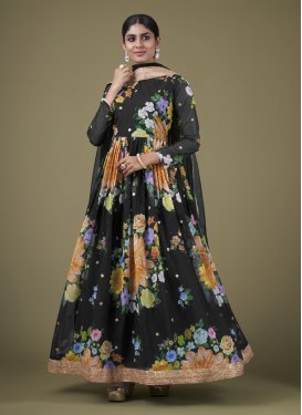 Floor Length Anarkali Salwar Suit For Ceremonial