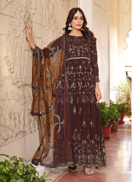 Floor Length Anarkali Salwar Suit For Festival