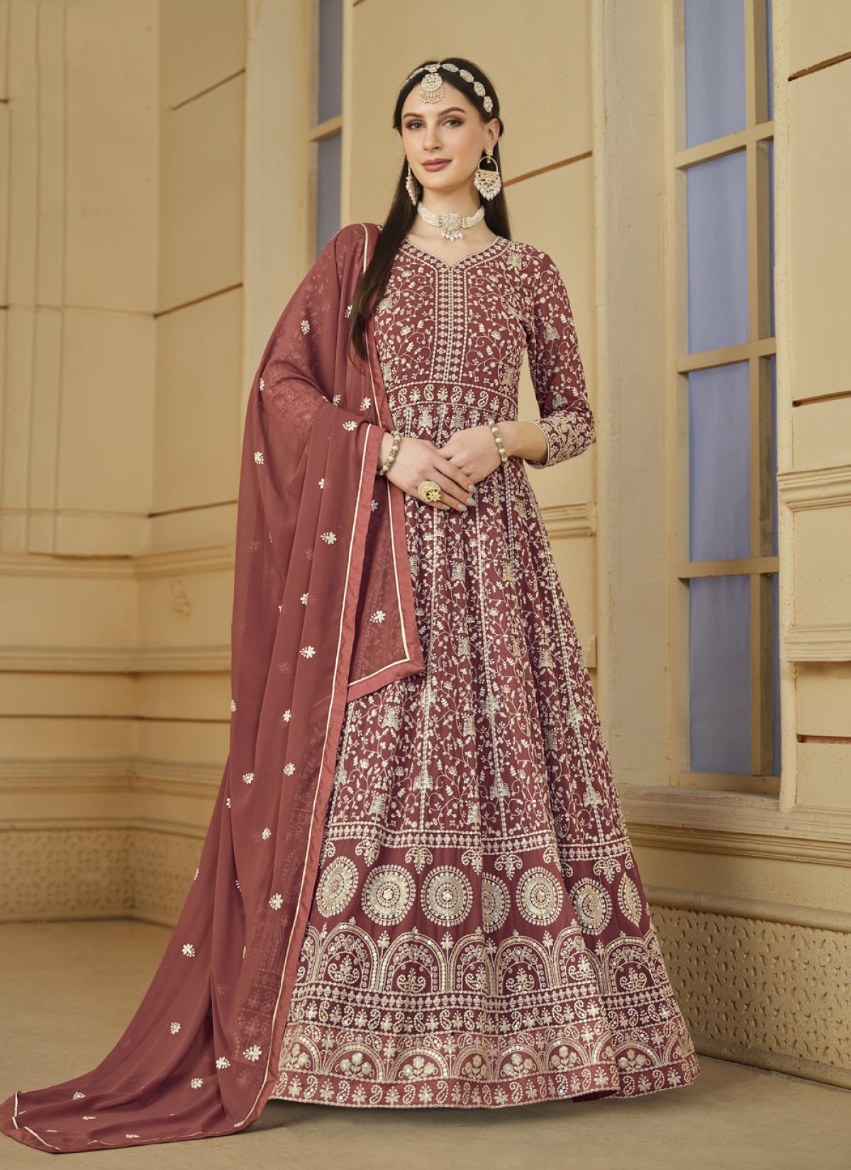 Buy Floor Length Anarkali Suit Online