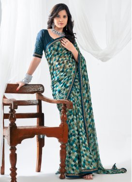 Georgette Designer Traditional Saree