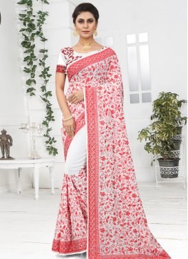 Georgette Designer Traditional Saree For Bridal