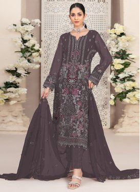 Georgette Embroidered Work Designer Pakistani Salwar Suit
