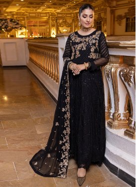 Georgette Embroidered Work Long Length Pakistani Salwar Suit