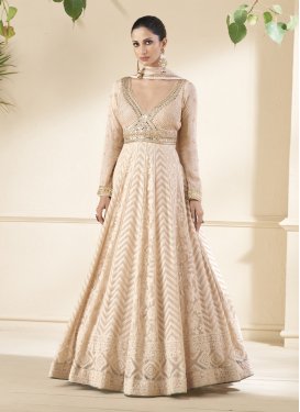 Georgette Embroidered Work Readymade Classic Gown