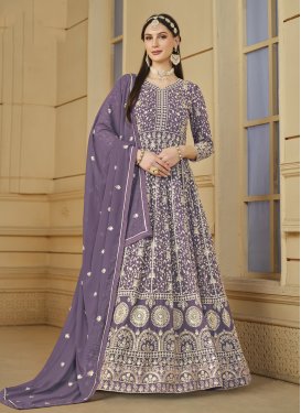 Georgette Floor Length Anarkali Salwar Suit For Ceremonial