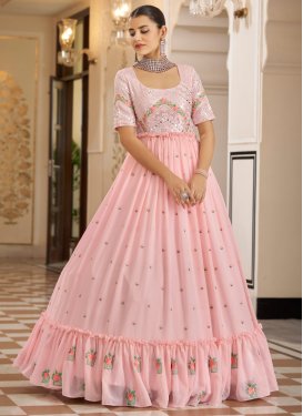 Georgette Layered Trendy Gown