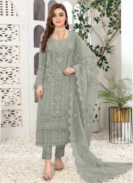 Georgette Pakistani Straight Salwar Suit
