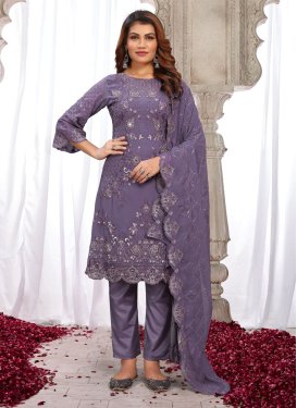 Georgette Pakistani Straight Salwar Suit For Ceremonial
