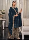 Georgette Palazzo Designer Salwar Suit For Festival