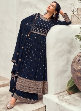 Georgette Palazzo Salwar Suit For Festival