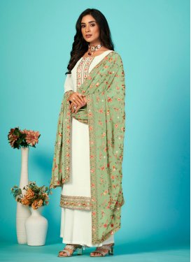 Georgette Palazzo Straight Salwar Kameez For Party