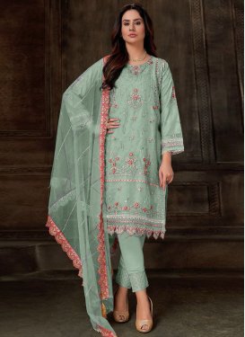 Georgette Pant Style Pakistani Salwar Kameez