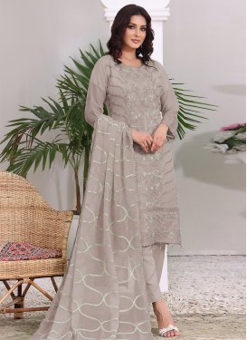 Georgette Pant Style Pakistani Salwar Kameez For Festival